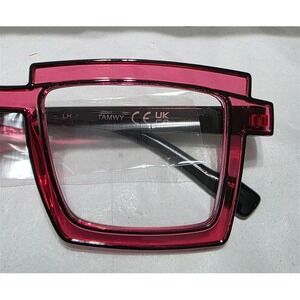 NWT EyeKepper 2.5 Red Square Cartoon Outline Readers Reading Glasses 135646